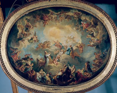 La glorificación de la Virgen, 1731 de François Lemoyne